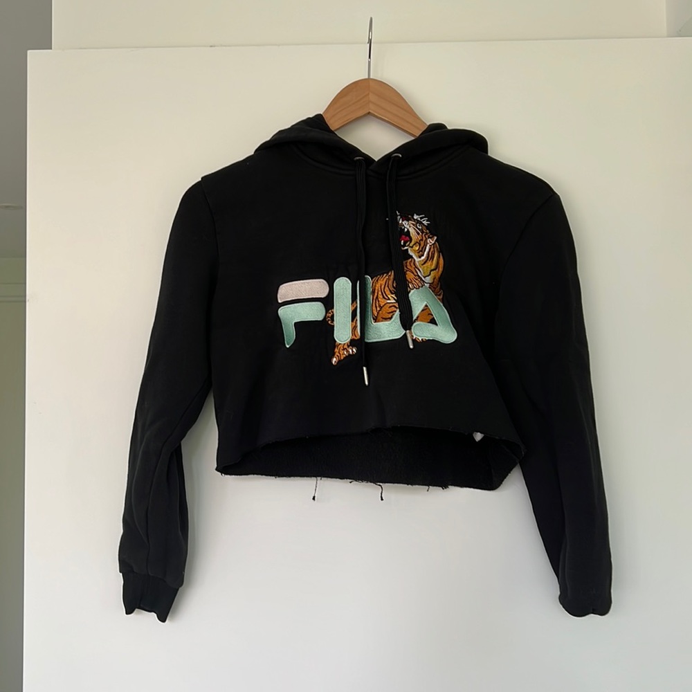 FILA x BANDIER crop hoodie